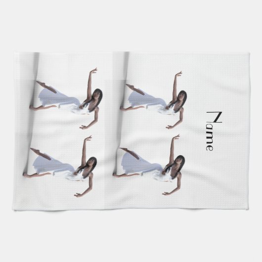 Witte danseres Thunder_Cove ballon Theedoek (Horizontaal)