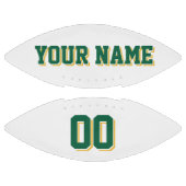 WITTE DARKGROENEN EN GOUD Football (Panelen)