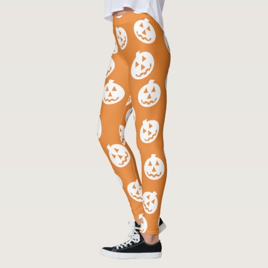 Witte de Leggings van de Confettien van O'Lantern (Links)
