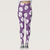 Witte de Leggings van de Confettien van O'Lantern (Voorkant)