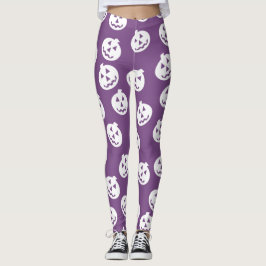 Witte de Leggings van de Confettien van O'Lantern