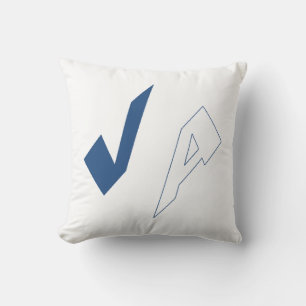 Witte decoratieve buffer VIRGINIA Kussen