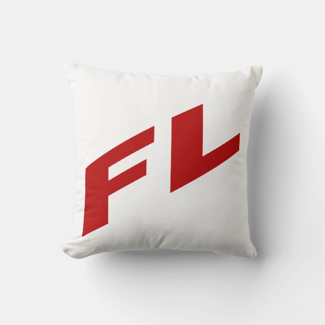 Witte decoratieve FLORIDA Kussen (Voorkant)