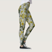 Witte deffodils leggings (Rechts)