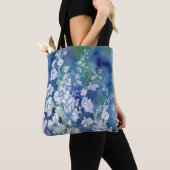 Witte Delphiniums schouderTas Tote Bag (Dichtbij)