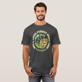Witte Dennenbos T-shirt (Voorkant volledig)