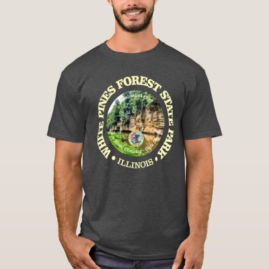 Witte Dennenbos T-shirt (Voorkant)