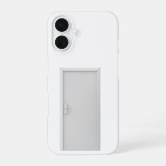 Witte deur met slim deurslot iPhone 16 hoesje