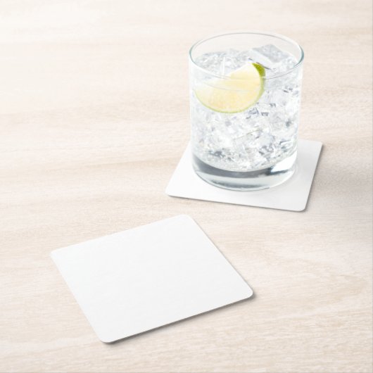 Witte Diamant Papier Onderzetter (Insitu)
