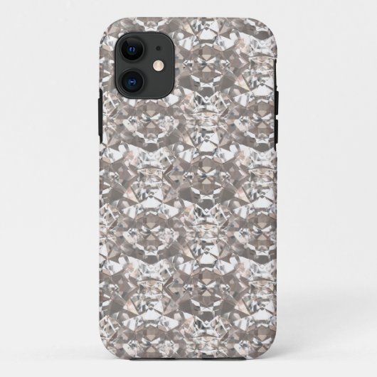Witte diamanten Case-Mate iPhone case (Achterkant)