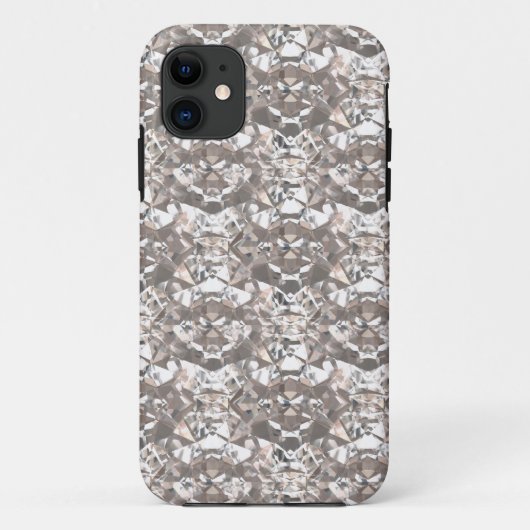 Witte diamanten Case-Mate iPhone case (Achterkant)