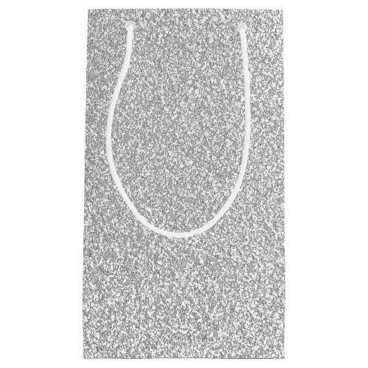 Witte diamanten klein cadeauzakje (Voorkant)