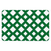 Witte diamanten op groen magneet (Horizontaal)