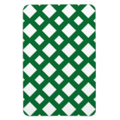 Witte diamanten op groen magneet (Verticaal)