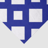 Witte diamanten op Navy Tissue Paper Tissuepapier (Detail)