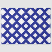 Witte diamanten op Navy Tissue Paper Tissuepapier (Voorkant)