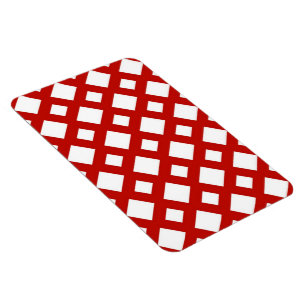 Witte diamanten op rood magneet