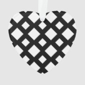 Witte diamanten op zwart ornament (achterkant)