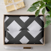 Witte diamanten op zwart papier (Geschenk)