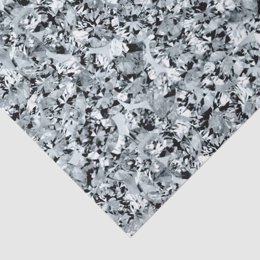 Witte diamanten patroon tissuepapier (Detail)