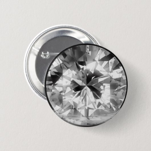 WITTE DIAMONDS Button (Voorkant /achterkant)