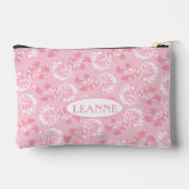 Witte dianthus anjers roze naam etui (Achterkant)