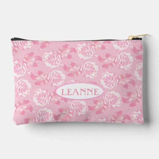 Witte dianthus anjers roze naam etui (Achterkant)