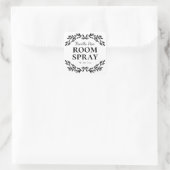 Witte DIY-kamer spuitlabels Vierkante Sticker (Tas)