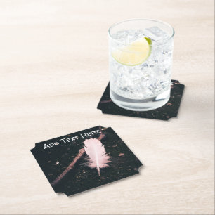 Witte doezelaar in de Bossen Kartonnen Onderzetters