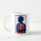 Witte doezelaar koffiemok (Links)