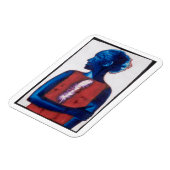 Witte doezelaar magneet (Linkerzijde)