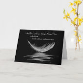 Witte doezelaar op watersympathie kaart (Gele Bloem)