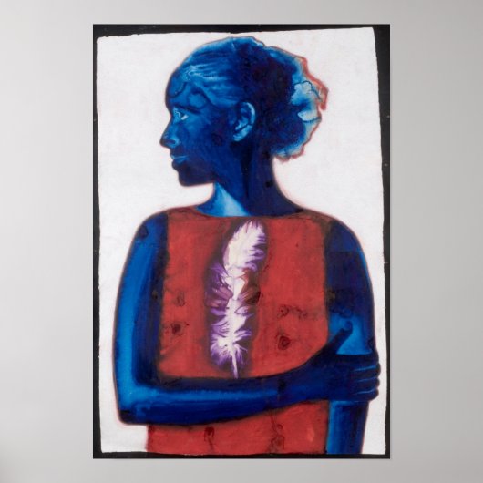 Witte doezelaar poster (Voorkant)