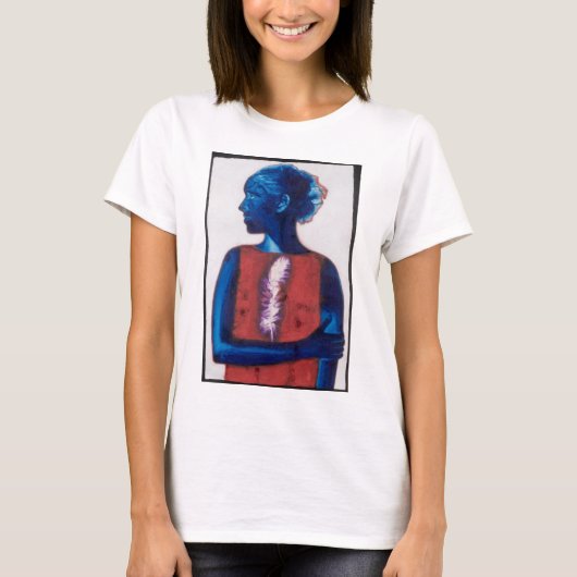 Witte doezelaar t-shirt (Voorkant)