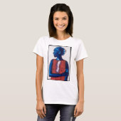 Witte doezelaar t-shirt (Voorkant volledig)