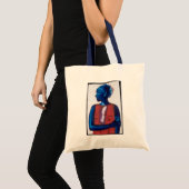 Witte doezelaar tote bag (Voorkant (product))