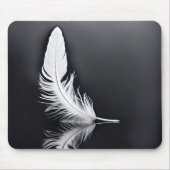 Witte doezelreflectie muismat (Voorkant)
