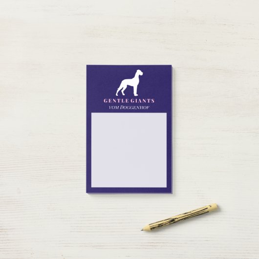 Witte Dog Post-It Notities Post-it® Notes (Op bureau)