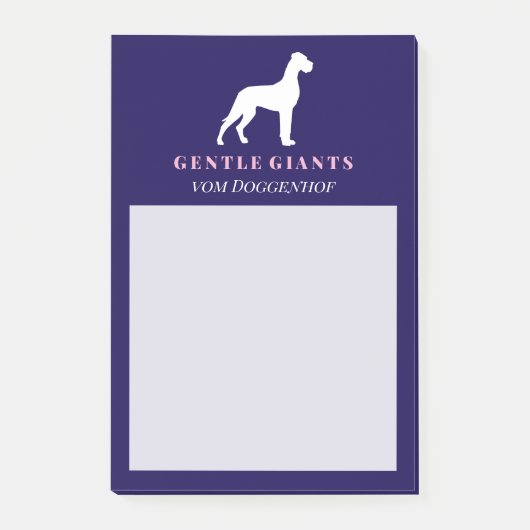 Witte Dog Post-It Notities Post-it® Notes (Voorkant)