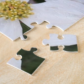 Witte Dogwood Bloemen Fotopuzzels Legpuzzel (Zijkant)