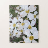 Witte Dogwood Bloemen Fotopuzzels Legpuzzel (Verticaal)