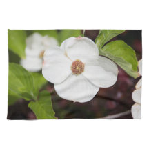 Witte Dogwood Flower Kitchen Towels