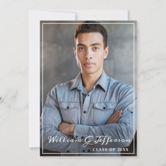 Witte Dokter Jas Modern Verpleegkunde School Afstu Kaart (Achterkant)