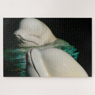 Witte dolfijnen legpuzzel