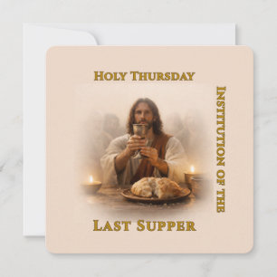 Witte Donderdag Eucharistieviering Kaart