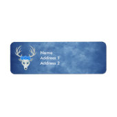  witte donkerrode blauwe ogen Rozen Etiket (Voorkant)