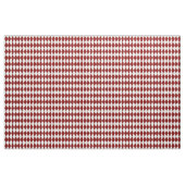Witte & donkerrode Harlequin-diamanten Stof (Fat Quarter)