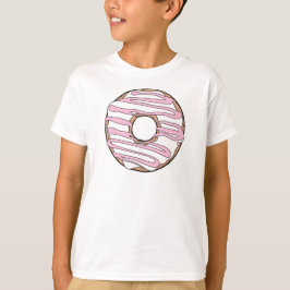 Witte donut, donut, chocolade, vorst, ijs t-shirt