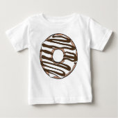 Witte Donut, Doughnut, Chocolade, Icen, Bevroren (Voorkant)