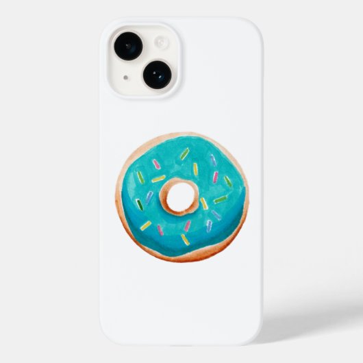 Witte Donut Telefoonhoes Case-Mate iPhone Case (Achterkant)